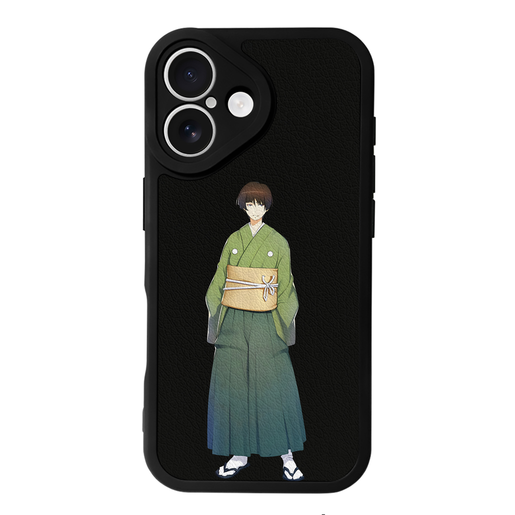 （画像用） 刀剣乱舞 Touken Ranbu 【iPhone 16シリーズ対応】シリコンスマホケース（レザー調） 材質：シリコン